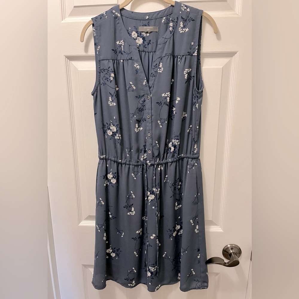 Blue Floral Dress sz S